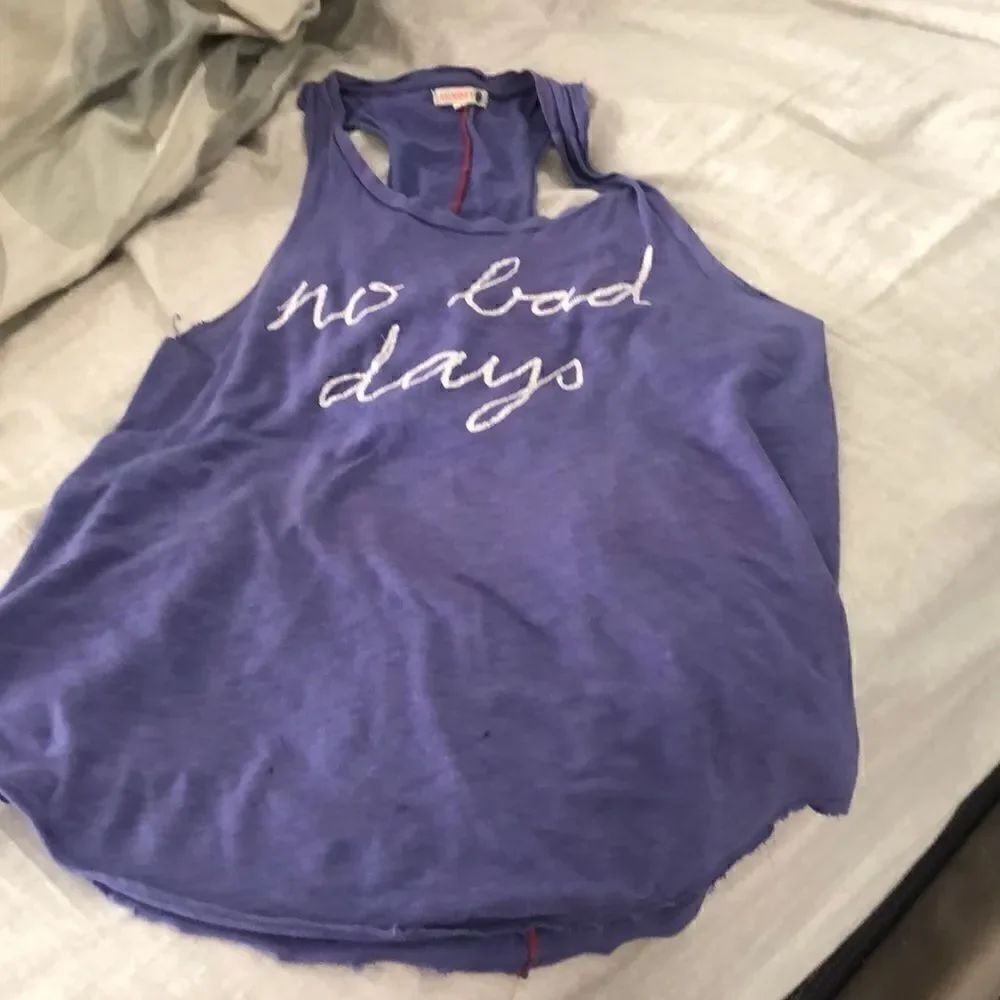 Sundry tank top no bad days EUC sz 1 - Picture 2 of 5